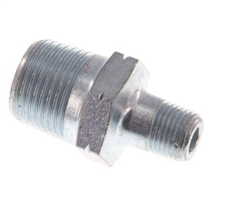 R 3/8'' x R 1/8'' Verzinkt Gietijzeren Borstnippel 25 Bar