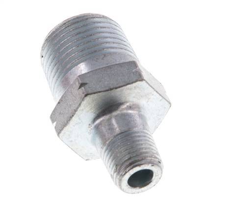 R 3/8'' x R 1/8'' Verzinkt Gietijzeren Borstnippel 25 Bar