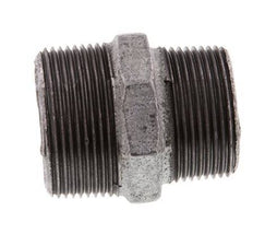 R 1 1/2'' x R 1 1/4'' Verzinkt Gietijzeren Borstnippel 25 Bar