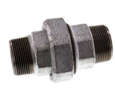 R 1 1/2'' Verzinkt Gietijzeren Borstnippel 3-delig met Conische afdichting 25 Bar