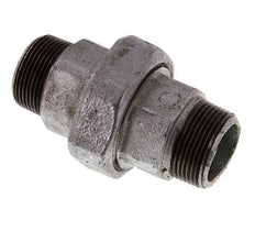 R 1 1/4'' Verzinkt Gietijzeren Borstnippel 3-delig met Conische afdichting 25 Bar