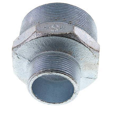 R 2 1/2'' x R 1 1/2'' Verzinkt Gietijzeren Borstnippel 25 Bar