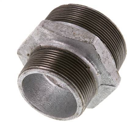 R 2 1/2'' x R 2'' Verzinkt Gietijzeren Borstnippel 25 Bar