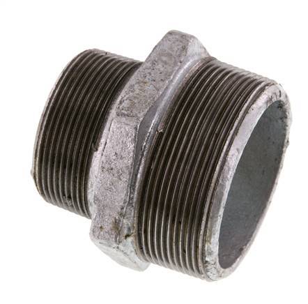 R 2 1/2'' x R 2'' Verzinkt Gietijzeren Borstnippel 25 Bar