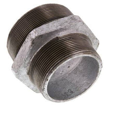 R 3'' x R 2 1/2'' Verzinkt Gietijzeren Borstnippel 25 Bar