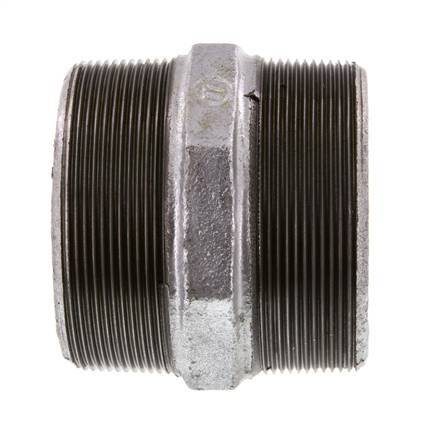 R 3'' Verzinkt Gietijzeren Borstnippel 25 Bar