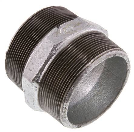 R 3'' Verzinkt Gietijzeren Borstnippel 25 Bar