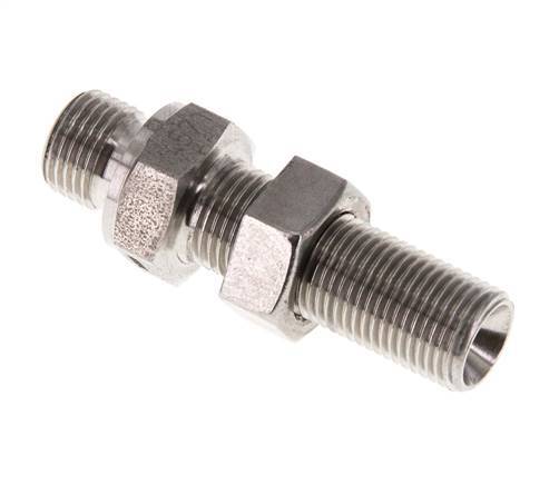 G 1/8'' RVS Schotdoorvoer Borstnippel 475 Bar - Hydrauliek
