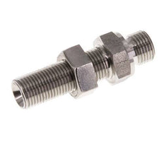 G 1/8'' RVS Schotdoorvoer Borstnippel 475 Bar - Hydrauliek