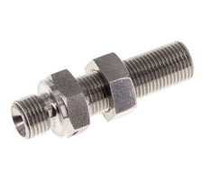 G 1/8'' RVS Schotdoorvoer Borstnippel 475 Bar - Hydrauliek