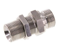G 3/4'' RVS Schotdoorvoer Borstnippel 325 Bar - Hydrauliek