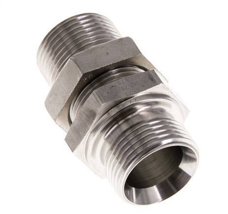 G 1'' RVS Schotdoorvoer Borstnippel 225 Bar - Hydrauliek
