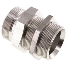 G 2'' RVS Schotdoorvoer Borstnippel 175 Bar - Hydrauliek