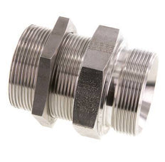 G 2'' RVS Schotdoorvoer Borstnippel 175 Bar - Hydrauliek