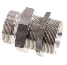 G 2'' RVS Schotdoorvoer Borstnippel 175 Bar - Hydrauliek