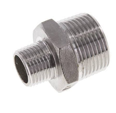 1/2'' NPT x 1'' NPT RVS Borstnippel 16 Bar