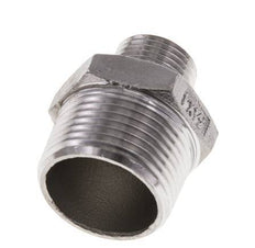 1/2'' NPT x 1'' NPT RVS Borstnippel 16 Bar