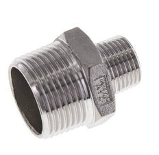 1/2'' NPT x 1'' NPT RVS Borstnippel 16 Bar