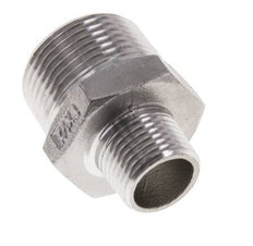 1/2'' NPT x 1'' NPT RVS Borstnippel 16 Bar