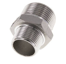 3/4'' NPT x 1'' NPT RVS Borstnippel 16 Bar