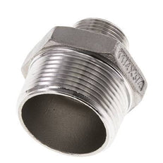 3/4'' NPT x 1 1/4'' NPT RVS Borstnippel 16 Bar