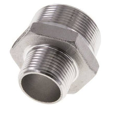 1'' NPT x 1 1/2'' NPT RVS Borstnippel 16 Bar