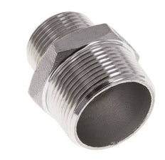 1'' NPT x 1 1/4'' NPT RVS Borstnippel 16 Bar