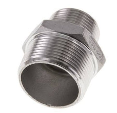1'' NPT x 1 1/4'' NPT RVS Borstnippel 16 Bar