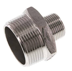 R 1 1/2'' x R 3/4'' RVS Borstnippel 16 Bar