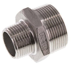 R 1 1/2'' x R 1'' RVS Borstnippel 16 Bar