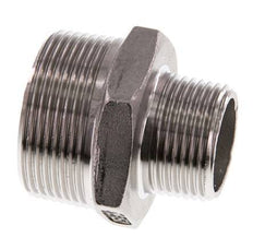 R 1 1/2'' x R 1'' RVS Borstnippel 16 Bar