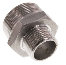 R 1 1/2'' x R 1'' RVS Borstnippel 16 Bar