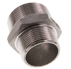 R 1 1/2'' x R 1 1/4'' RVS Borstnippel 16 Bar