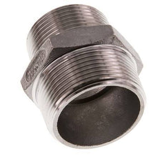 R 1 1/2'' x R 1 1/4'' RVS Borstnippel 16 Bar
