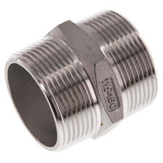 R 1 1/2'' RVS Borstnippel 16 Bar