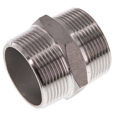 R 1 1/2'' RVS Borstnippel 16 Bar