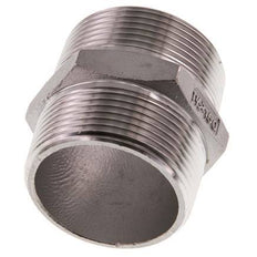 R 1 1/2'' RVS Borstnippel 16 Bar