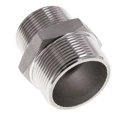 1 1/4'' NPT x 1 1/2'' NPT RVS Borstnippel 16 Bar