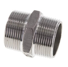 1 1/4'' NPT RVS Borstnippel 16 Bar