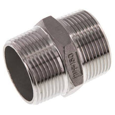 R 1 1/4'' RVS Borstnippel 16 Bar