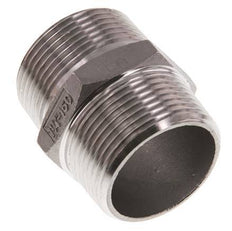 R 1 1/4'' RVS Borstnippel 16 Bar