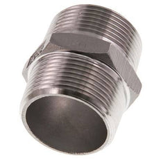 R 1 1/4'' RVS Borstnippel 16 Bar