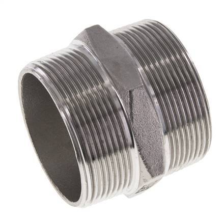 2'' NPT RVS Borstnippel 16 Bar