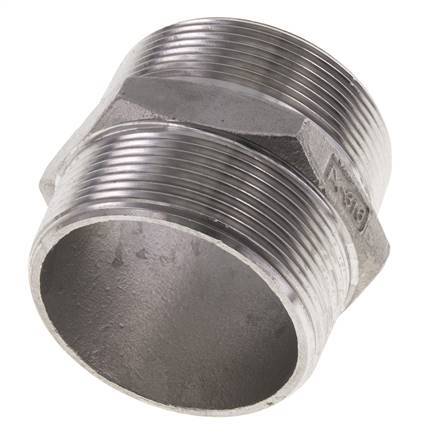 2'' NPT RVS Borstnippel 16 Bar