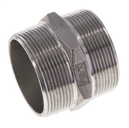 2'' NPT RVS Borstnippel 16 Bar