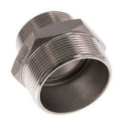 R 2'' x R 1 1/2'' RVS Borstnippel 16 Bar