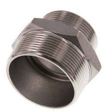 R 2'' x R 1 1/2'' RVS Borstnippel 16 Bar