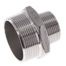 R 2'' x R 1 1/4'' RVS Borstnippel 16 Bar