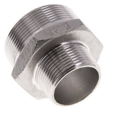 R 2'' x R 1 1/4'' RVS Borstnippel 16 Bar