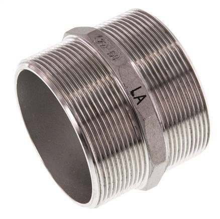 G 2 1/2'' RVS Borstnippel 16 Bar